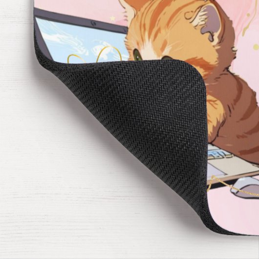 Catマウスパッド Mousepad (Ecke)