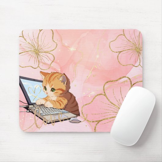 Catマウスパッド Mousepad (Mit Mouse)