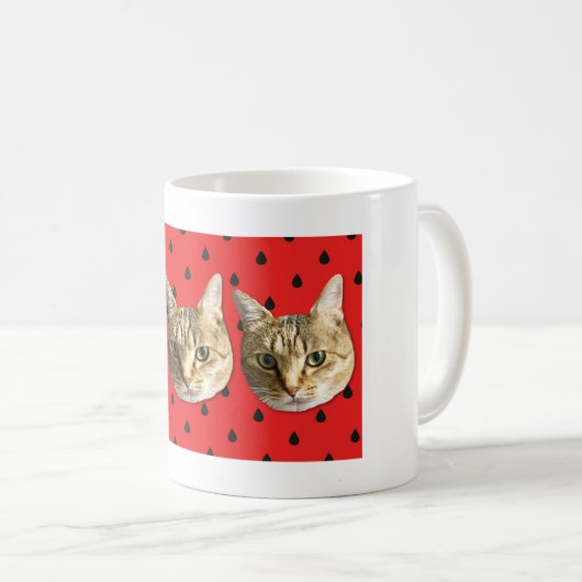 cat ねこ kaffeetasse (VorderseiteRechts)