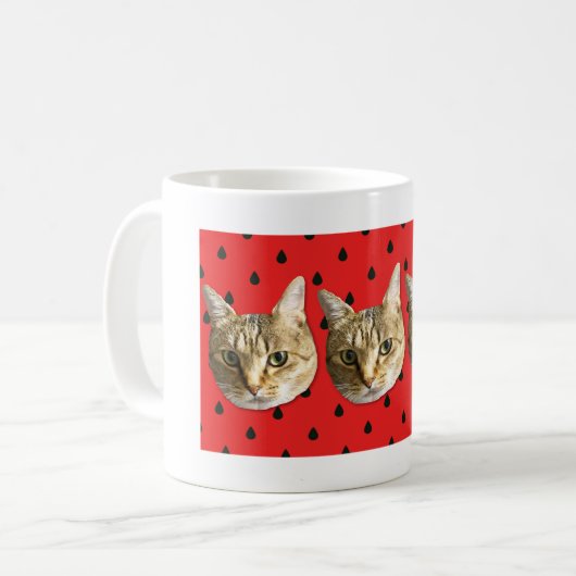 cat ねこ kaffeetasse (Vorderseite Links)