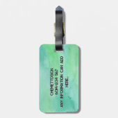 Cat 01 Kids Gepäckanhänger (Rückseite vertikal)