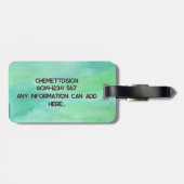 Cat 01 Kids Gepäckanhänger (Rückseite horizontal)