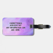 Cat 02 Kids Gepäckanhänger (Rückseite horizontal)