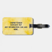 Cat 03 Kids Gepäckanhänger (Rückseite horizontal)