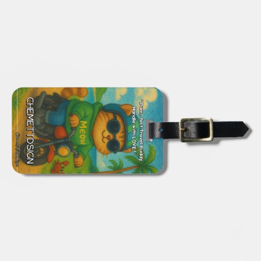 Cat 05 Kids Gepäckanhänger (Vorderseite horizontal)