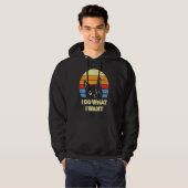Cat 2022 Retro Cat I Do What I Want Cat 15 Hoodie (Vorne ganz)