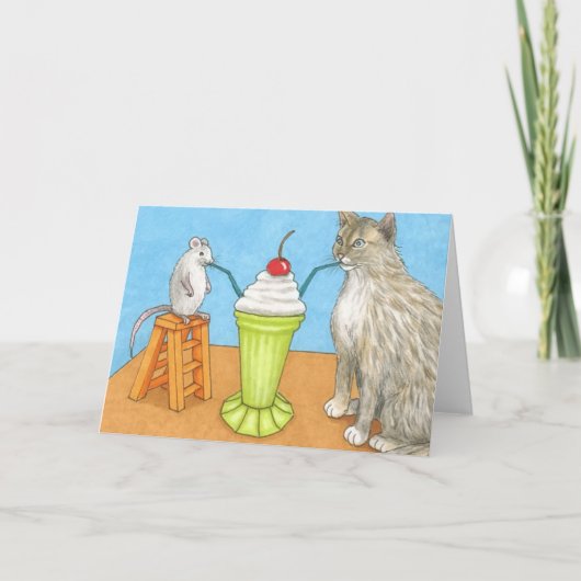 Cat 365 funny Greeting Card Karte (Vorderseite)