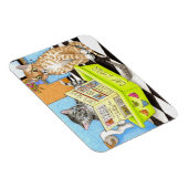 Cat 464 komisches Flexi Magnet (Rechte Seite)