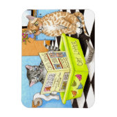 Cat 464 komisches Flexi Magnet (Vertikal)