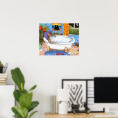 Cat 567 Funny bad art Poster (Heimbüro)