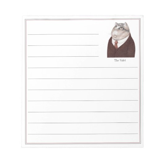 CAT 5.5x6 Notepad + Zeilen Notizblock (Vorderseite)