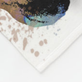 Cat 614 pink blue butterfly fleecedecke (Ecke)