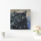 Cat 621 quadratische wanduhr (Zuhause)