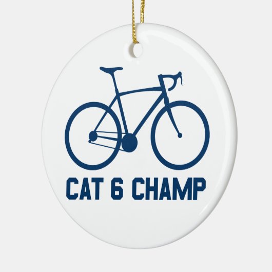 CAT 6 Champ Keramik Ornament (Links)