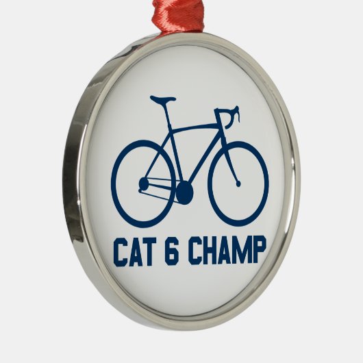 CAT 6 Champ Silbernes Ornament (Rechts)