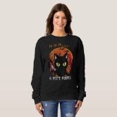Cat 6 Feet People Oh Oh Oh Scary Halloween Costume Sweatshirt (Vorne ganz)