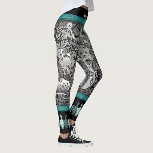 Cat-A-Listers Personalisiert Leggings (Rechts)