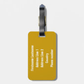 Cat-Abbildung des benutzerdefinierten Gepäckanhäng Gepäckanhänger (Rückseite vertikal)