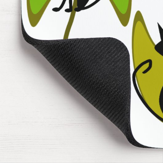 CAT ABSTRAKTES mousepad (Ecke)