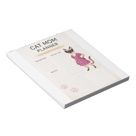 Cat activity  notizblock (angewinkelt)