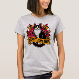 Cat Adoptier Don't Shop T-Shirt