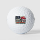 Cat Adoptiere Veteran für lebenslange Freundschaft Golfball (Vorderseite)