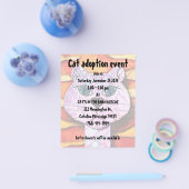 Cat adoption Art Paper Flyer (Einzeln)