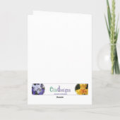 Cat Adoption Glückwunsch Card Karte (Rückseite)