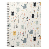 Cat Adventures Spiral-Bound Notebook Notizblock (Vorderseite)