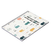 Cat Adventures Spiral-Bound Notebook Notizblock (Linke Seite)