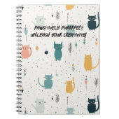 Cat Adventures Spiral-Bound Notebook Notizblock (Vorderseite)