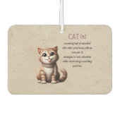 Cat Air Freshener - Niedliche Autodekoration Autolufterfrischer (Vorderseite)