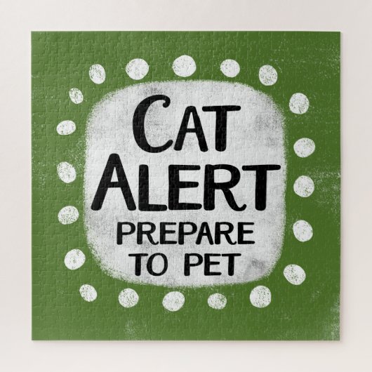 Cat Alert Jigsaw Puzzle (Vertikal)