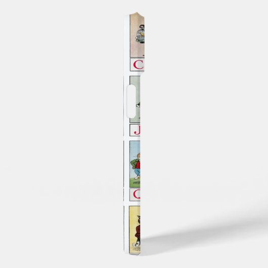 Cat Alphabet, Louis Wain Case-Mate iPhone Case (Rückseite / Rechts)
