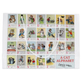 Cat Alphabet, Louis Wain Große Geschenktüte (Rückseite)