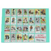 Cat Alphabet, Louis Wain Große Geschenktüte (Vorderseite)