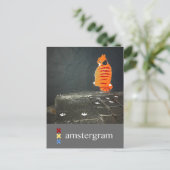 Cat Amsterdam Postkarte (Stehend Vorderseite)