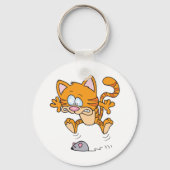 Cat And A Mouse Keychain Schlüsselanhänger (Vorderseite)