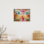 Cat and Bird, Paul Klee Poster (Küche)