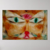 Cat and Bird, Paul Klee, Poster (Vorne)