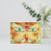 Cat and Bird - Paul Klee Postkarte (Stehend Vorderseite)