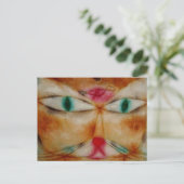 Cat and Bird, Paul Klee, Postkarte (Stehend Vorderseite)