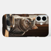 Cat and Coffee Vibes Case-Mate iPhone Hülle (Rückseite (Horizontal))