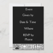 Cat and Dog Book Club Einladung (Rückseite)