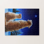 Cat and Dog Christmas Miracle Puzzle (Horizontal)