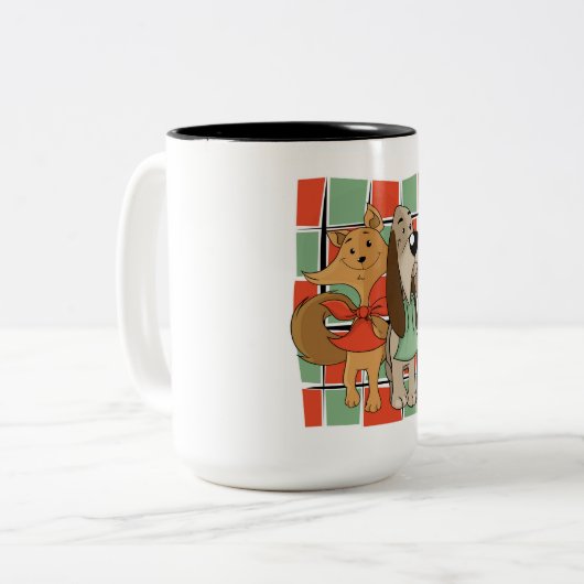 Cat and Dog coffee Tasse (Vorderseite Links)