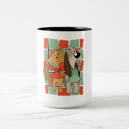 Cat and Dog coffee Tasse