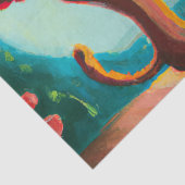 Cat and Dog Dancing Tango im Dance Club, AI Art Seidenpapier (Detail)