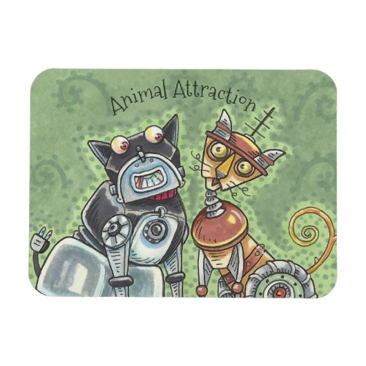 Cat and Dog Robots MAGNET *Anpassen (Horizontal)