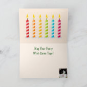 Cat and Eichhörnchen Funny Birthday Karte (Innenseite)